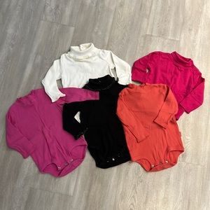 Four 18 mo snap bottom onesie